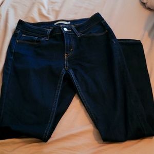 Levi's 535 Dark Blue Wash Jeans Sz 28